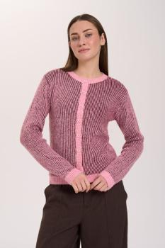 Cardigan gestreift